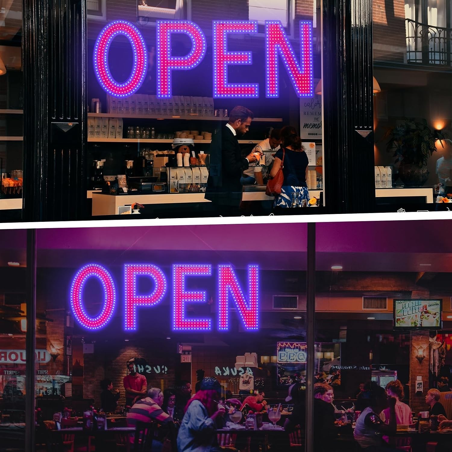 Energy Efficient Open Sign for Office