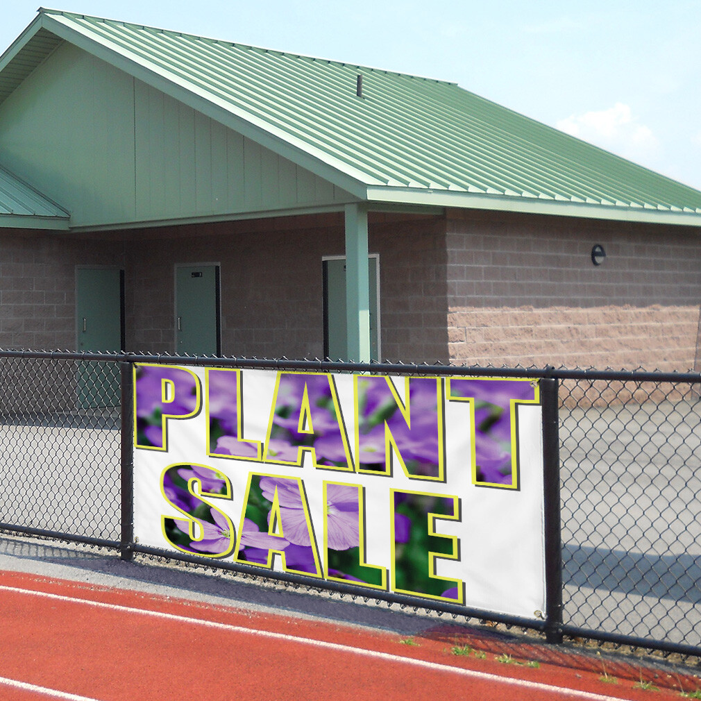 Vinyl Banner Multiple Sizes Plant Sale Outdoor Advertising Printing B Business