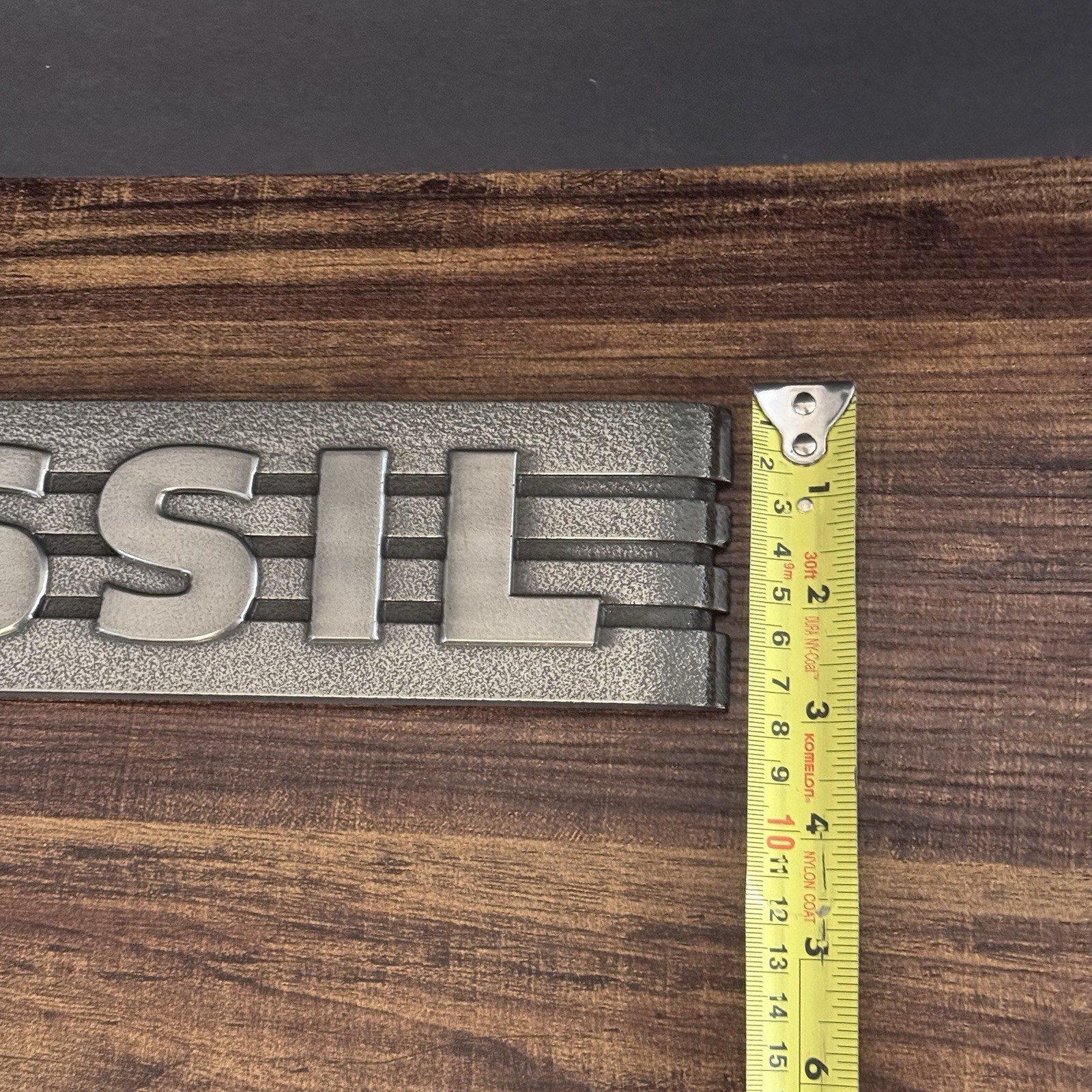 FOSSIL ® – Genuine Metal Store Rack Displays Logo Promotional Advertising Sign
