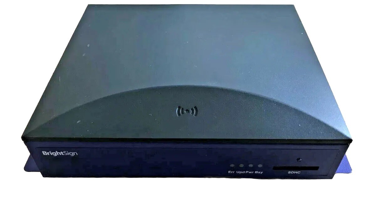 BrightSign Digital Sign & Kiosk Controllers media player HD210W W/ Power Adapter