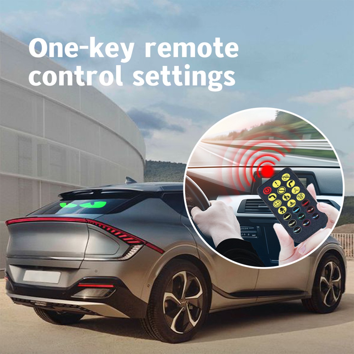 APP Programmable USB HD LED Car Flexible Sign Scrolling Message Display Screen