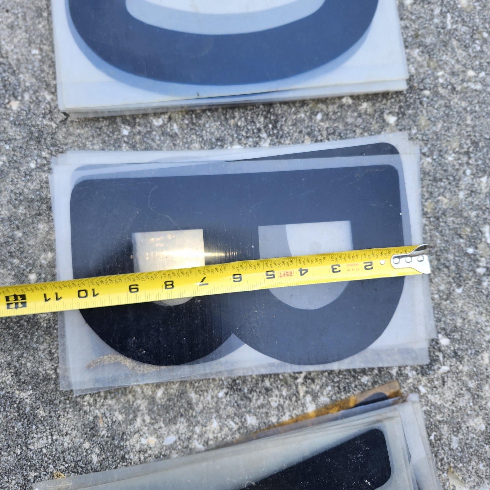 Lot 11″ Acrylic Sign Marquee panel changeable symbols numbers Letters lot of 243
