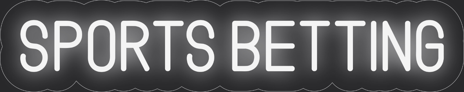 Sports betting Neon LED Sign Business Wall Decor Lighted Store Sign 24 x 5 in.