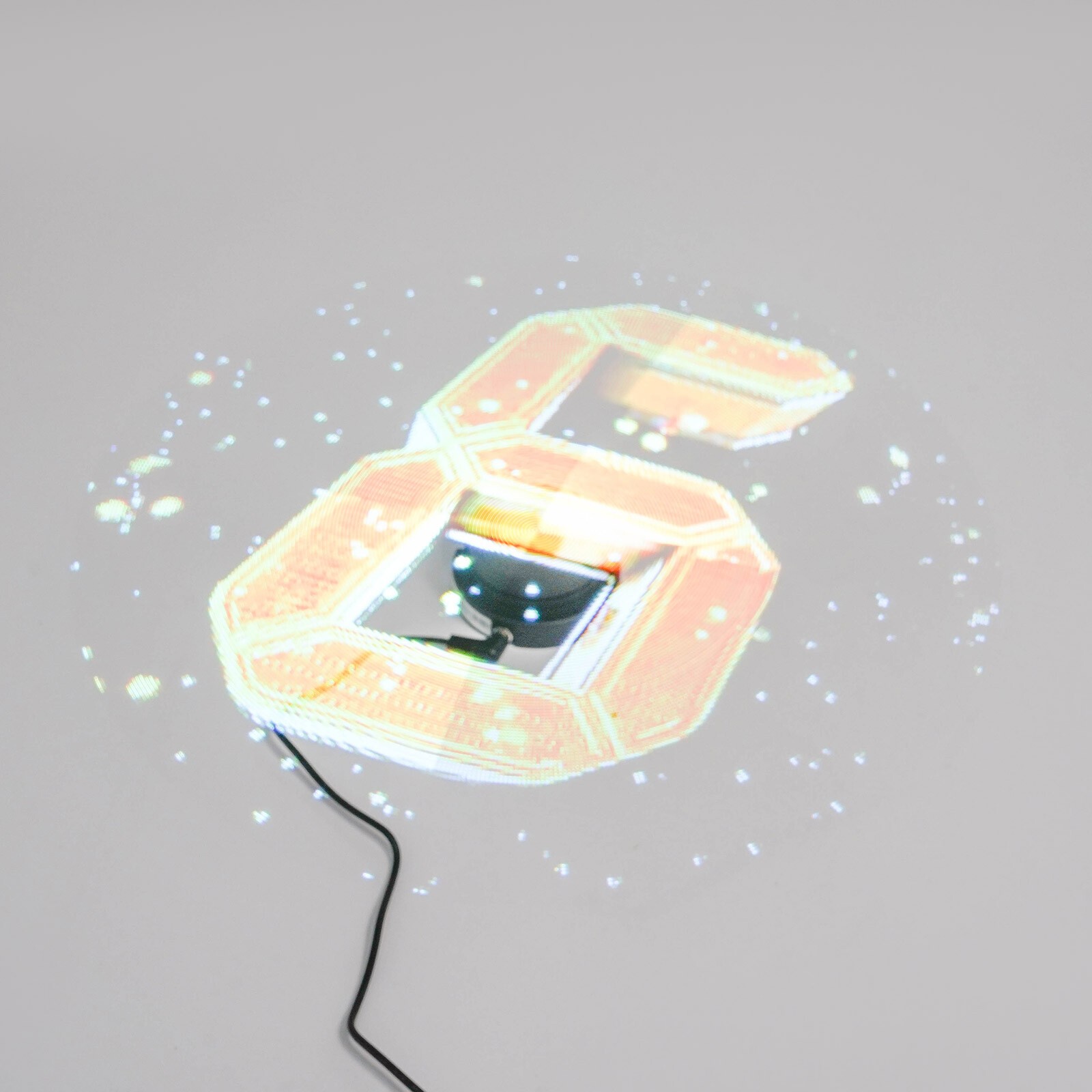 3D Holographic Fan Hologram Fan Projector LED Light RGB Sign Bar +Control