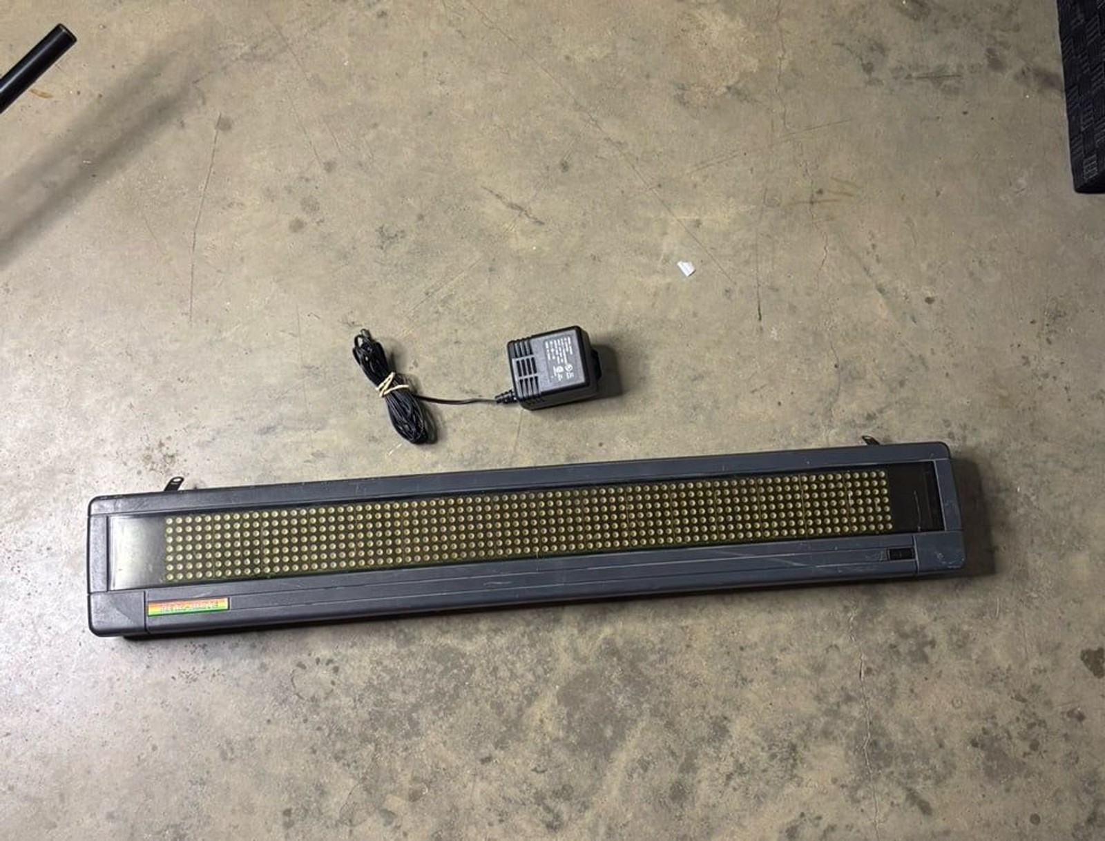 Beta Brite Electronic Color Message Display Sign No Remote, with Power Cord