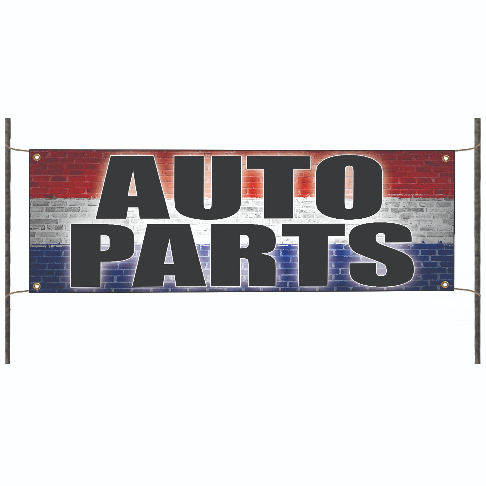 Auto Parts Car Accessories Repair and Service Advertising Vinyl Banner Sign