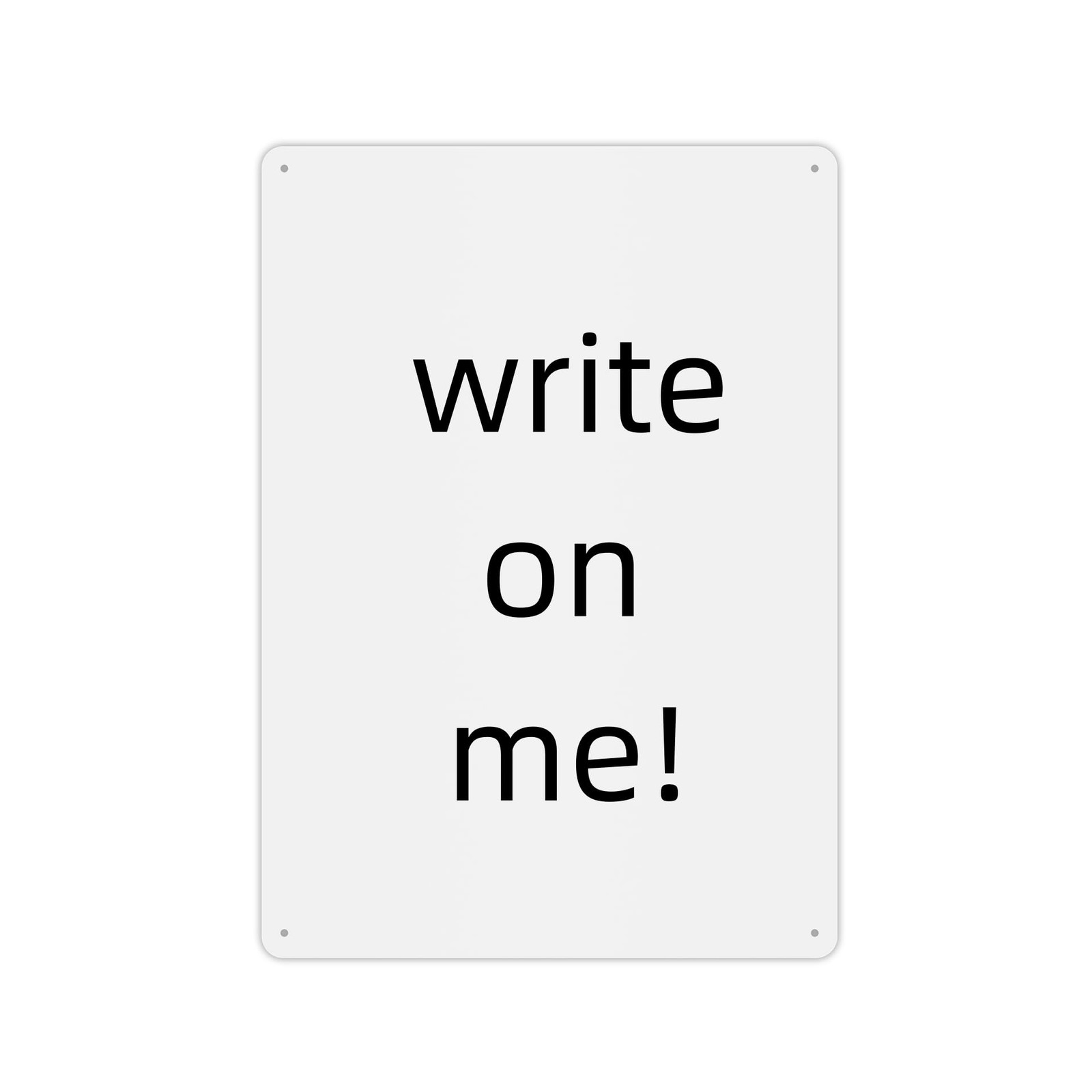 MUXYH 4 Pack White Sign Blanks, 14 x 10 Inches, Sturdy Rust Free Aluminum Met…
