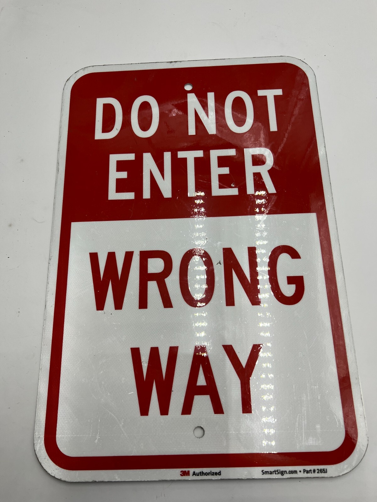 Qty 5 SmartSign Do Not Enter Wrong Way Road Safety Sign 12″ x 18″ 265J Metal
