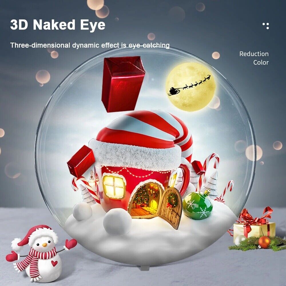 3D Hologram Projector Lights LED Holographic Advertising Lamp Desktop Type-C