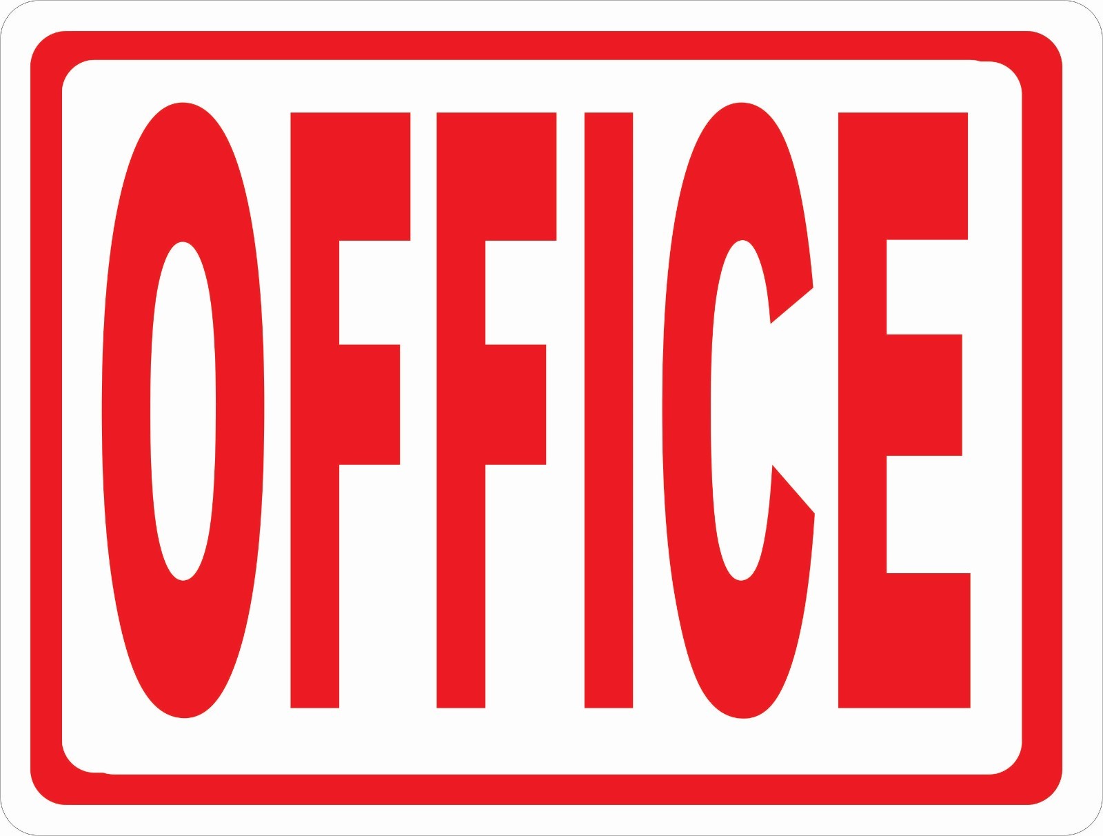 Office Sign. Size Options. Window Door Signage Business Customers. Front Sales