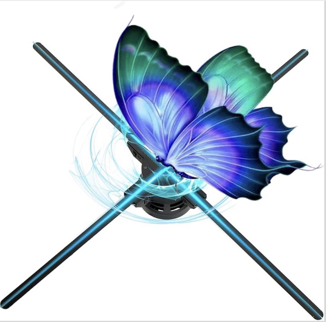 Missyou 70CM 3D Hologram Fan – 832 LED HD Advertising Display – WiFi/BT/App
