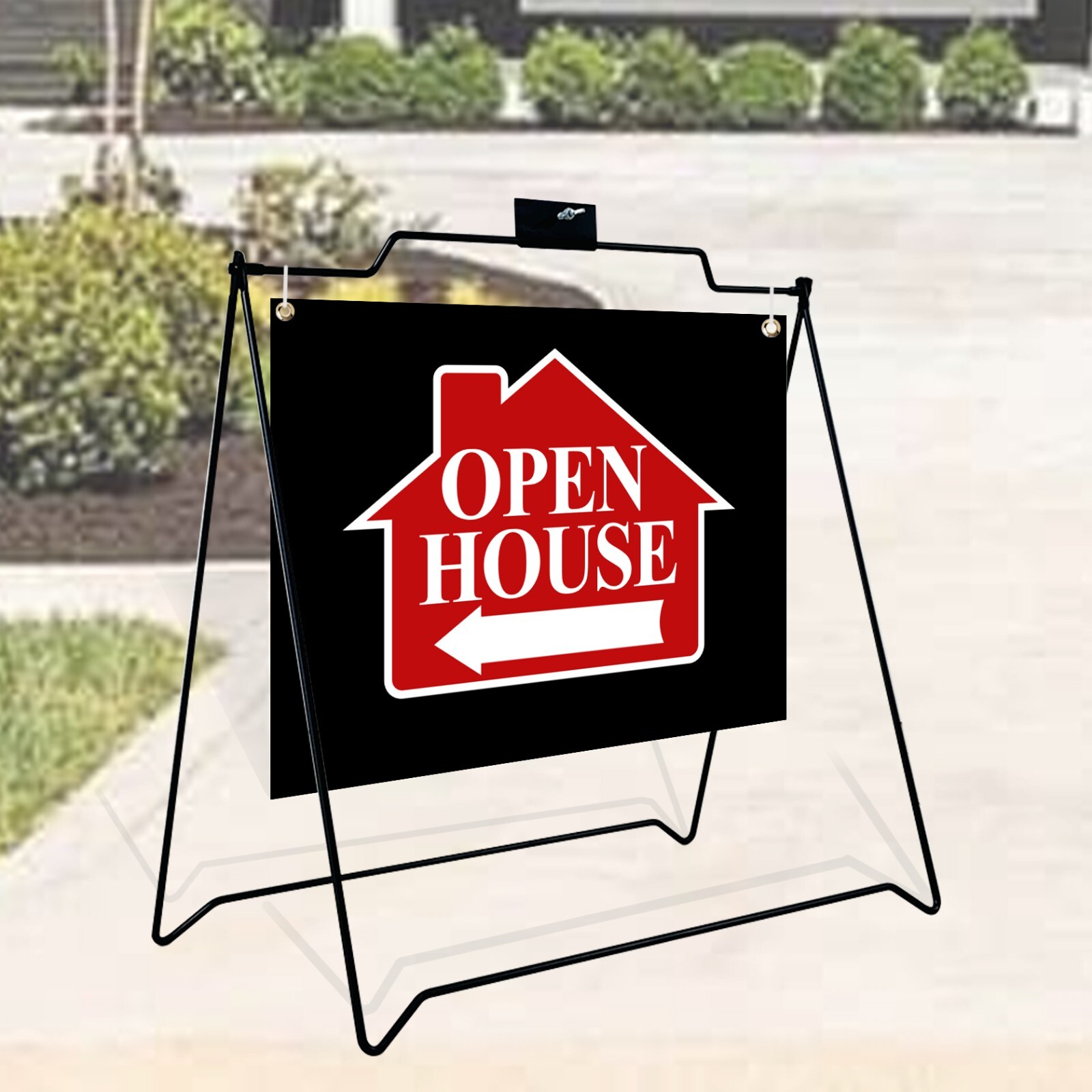 BLACK A-Frame Sign 6 UNIT 22″x18″ for Open House Sign Real Estate Realtors