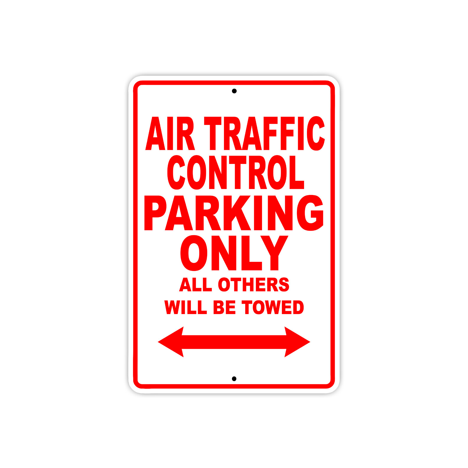 Air Traffic Control Parking Only Gift Decor Novelty Garage Aluminum Metal Sign