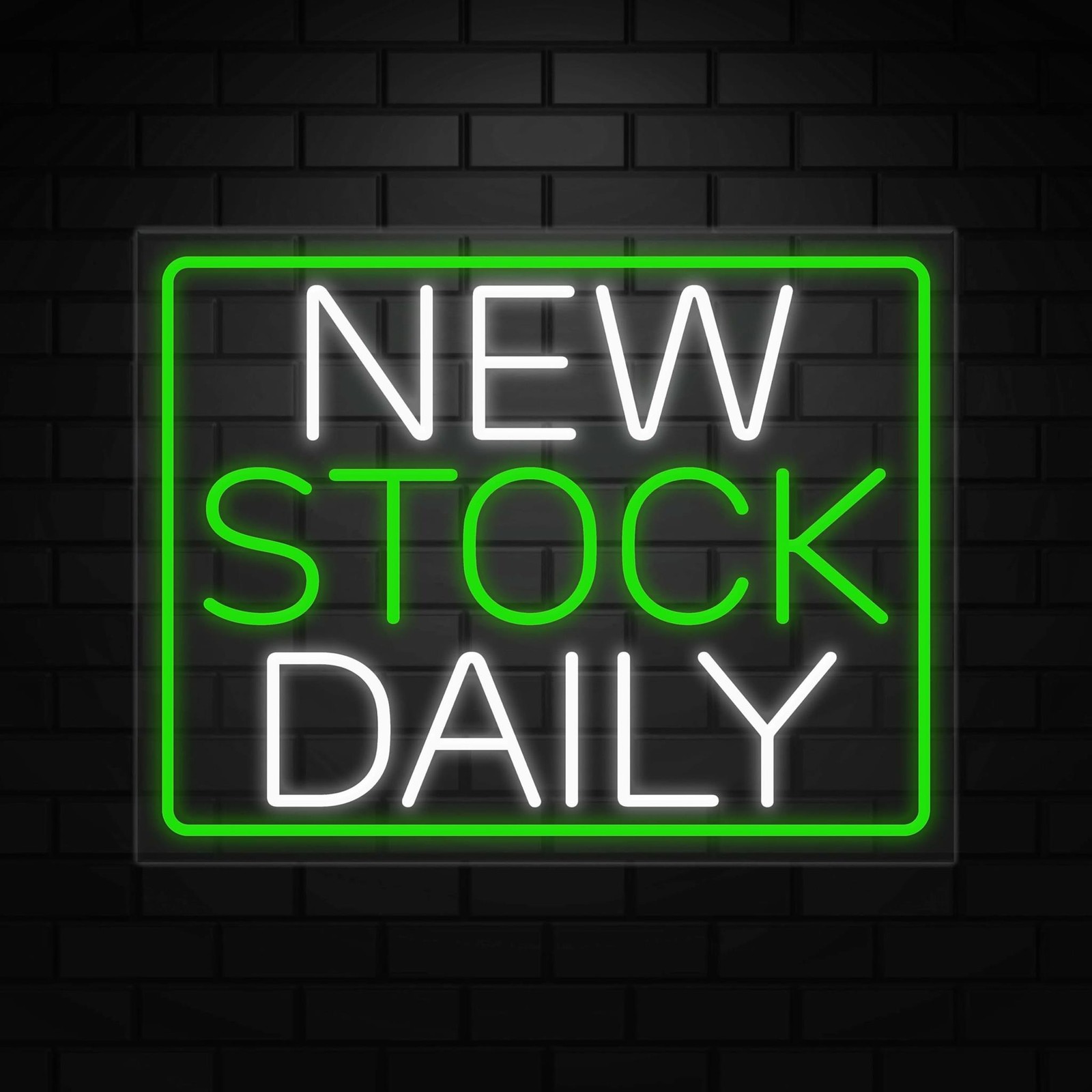 New Stock Daily Neon Sign for Retail Displays |LED Flex Neon | 31″W x 24″H x 1″D