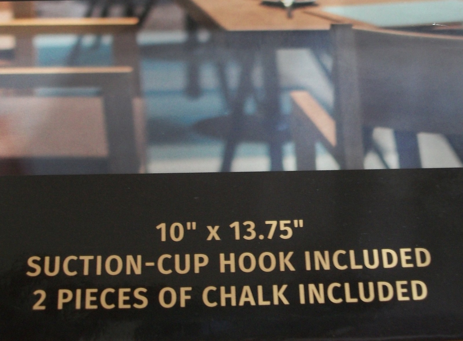 Excello Global Products HD0311AS Business Hours CHALKBOARD SHOP SIGN NIB 10 X 13