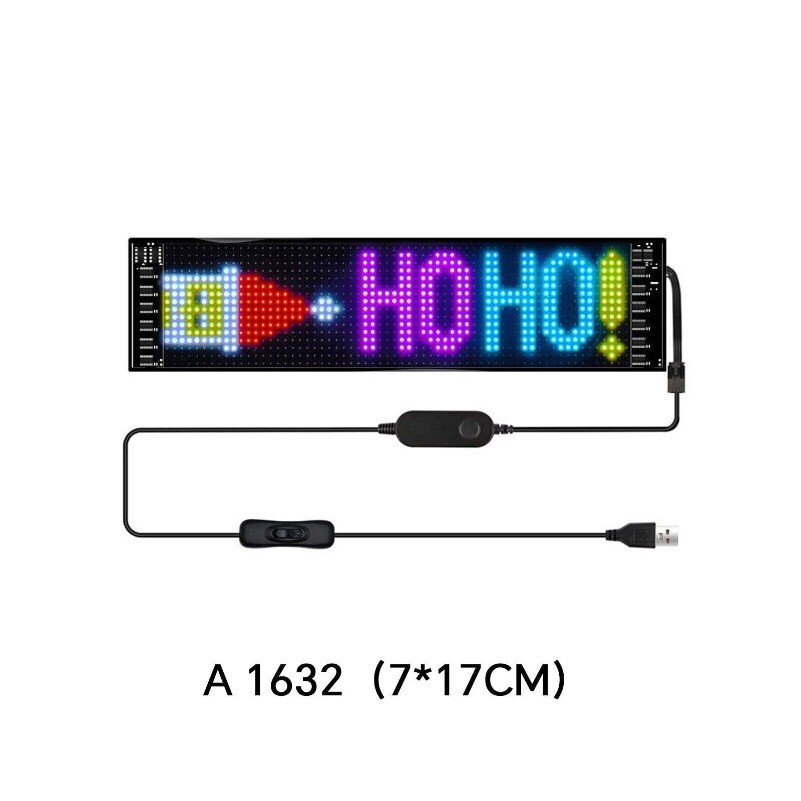 Bluetooth LED Display Screen Message Scrolling Sign Board Ultra-thin ScreendtaP