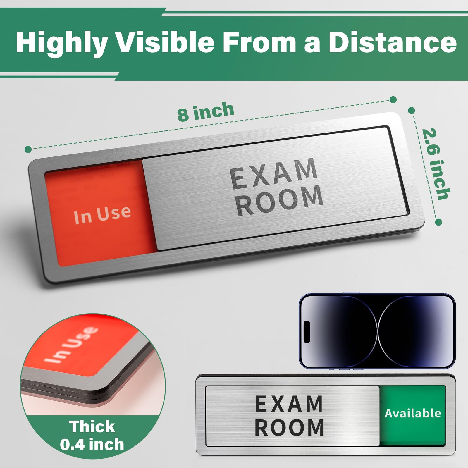 Exam Room Door SignDo Not Disturb- In Use/Available Slider Signs for Offices …