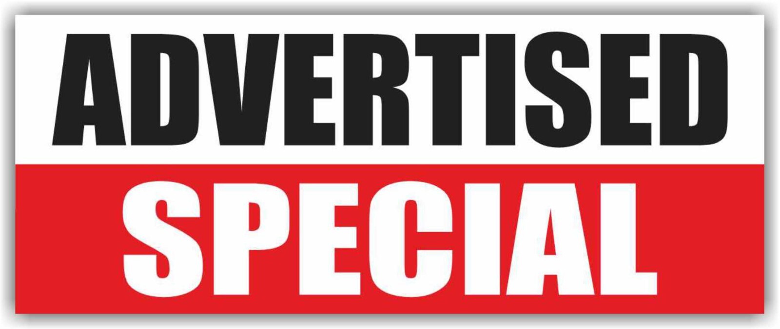 ADVERTISED SPECIAL Advertising Banner Vinyl Mesh Sign sale big save discount