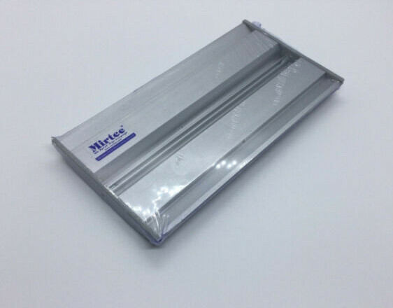 4 pc Set Curved Silver Anodized Aluminum Sign Frame Mirtec Architectural Signage