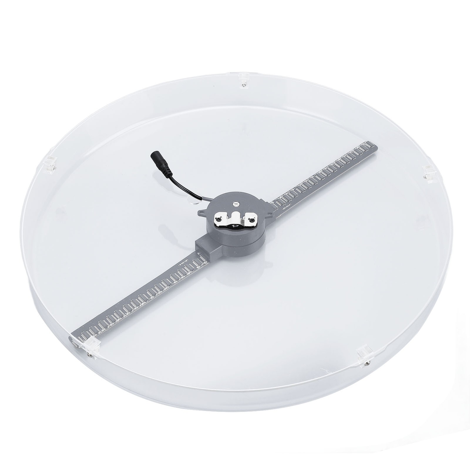 3D Holographic Fan 224 LED Quiet Operating Portable Versatile Hologram Adve IMOB