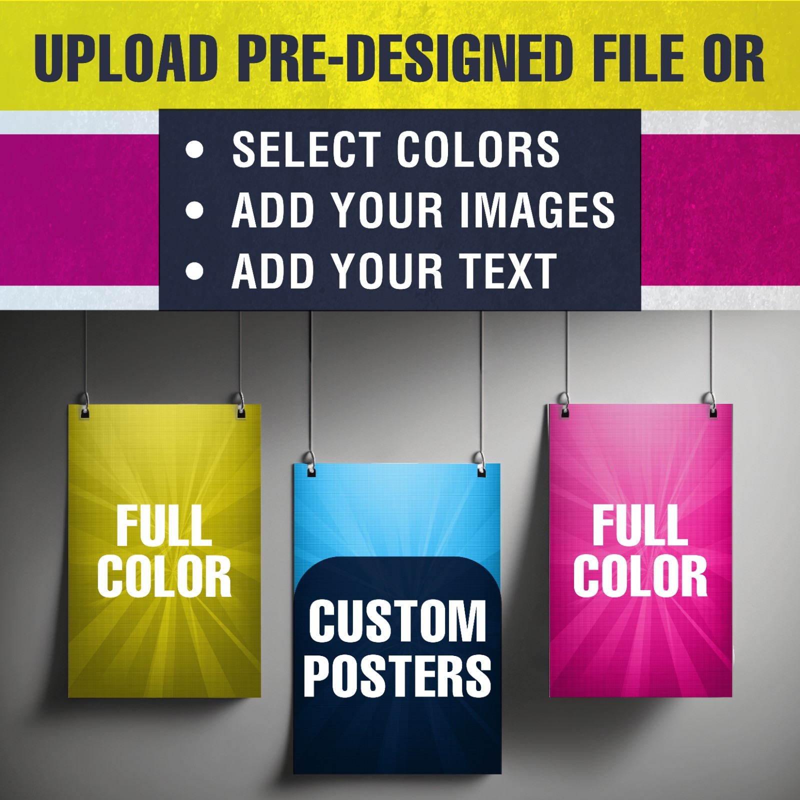 Custom Vinyl Banner 13oz | Personalized Indoor Outdoor Advertising Banner/Sign
