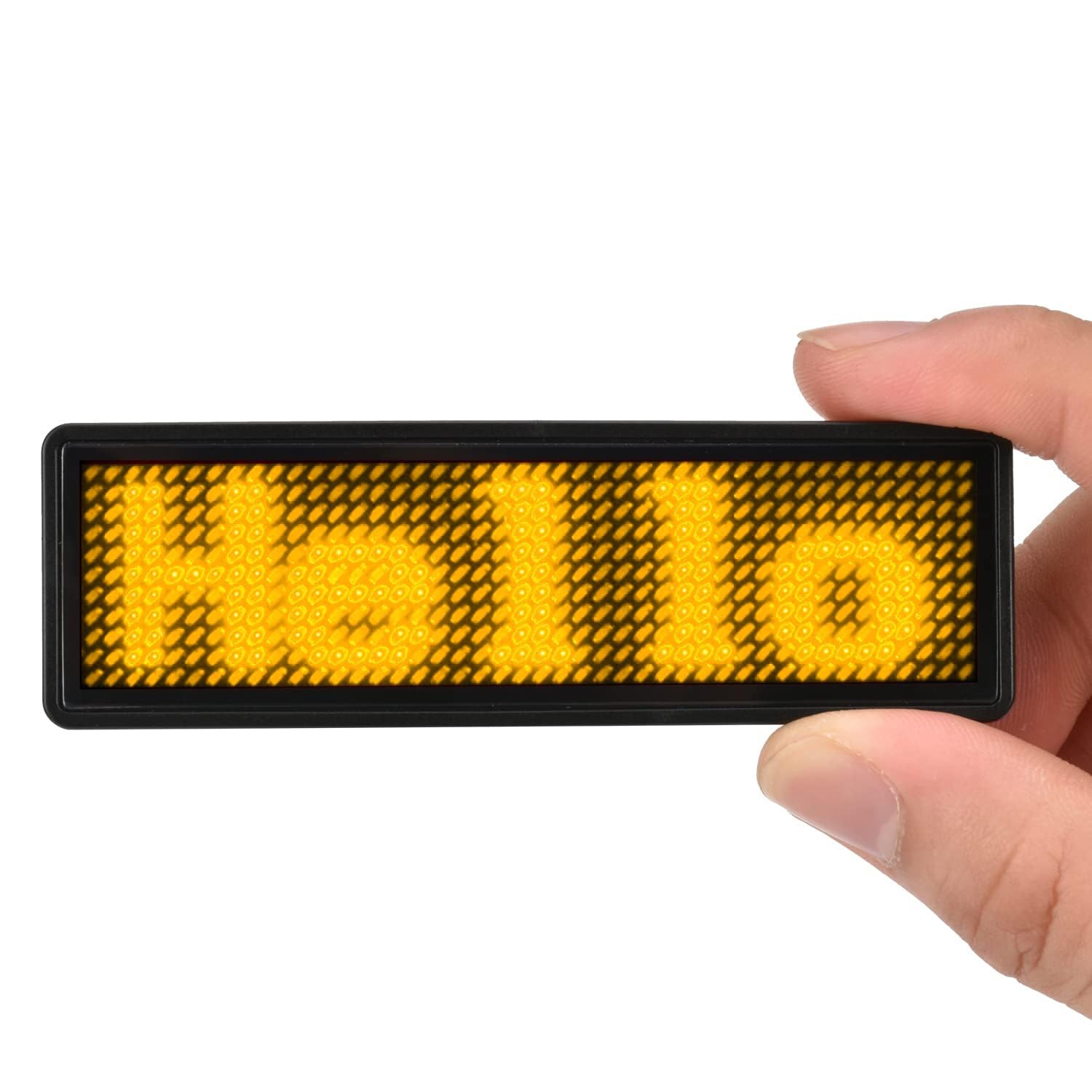 LED Name Tag, Rechargeable Wireless Bluetooth LED Name Badge Reuseable Price …