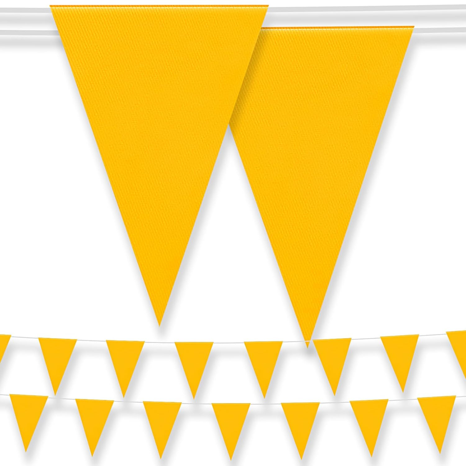 100Ft Pennant Safety Flags Outdoor Banner Warning Flagging Banner Marking for Gr