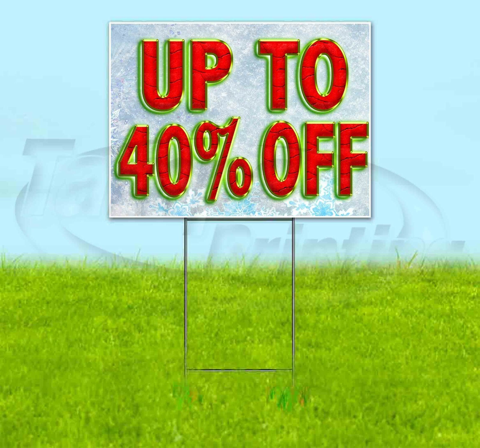 UP TO 40% OFF 18×24 Yard Sign Corrugated Plastic Bandit Lawn Business CHRISTMAS