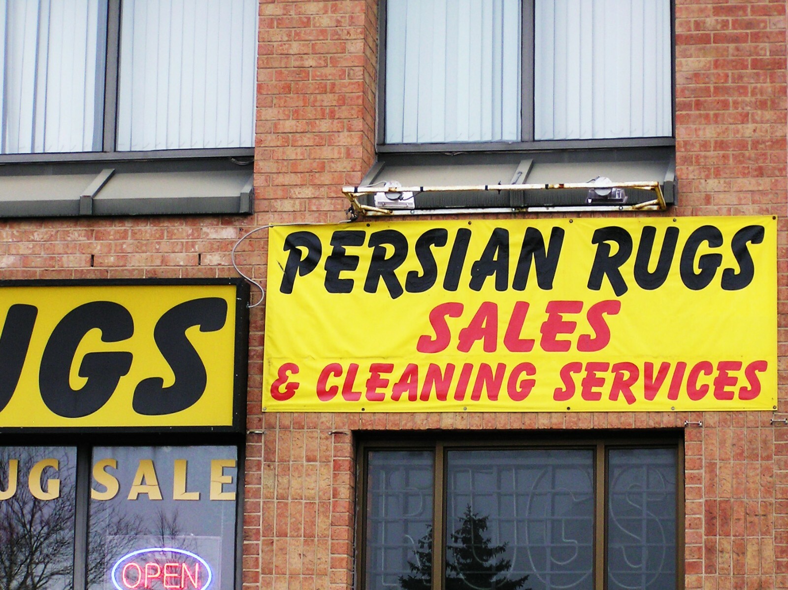 Banner 26×48 advertising for business & fun / one side print / full colour print