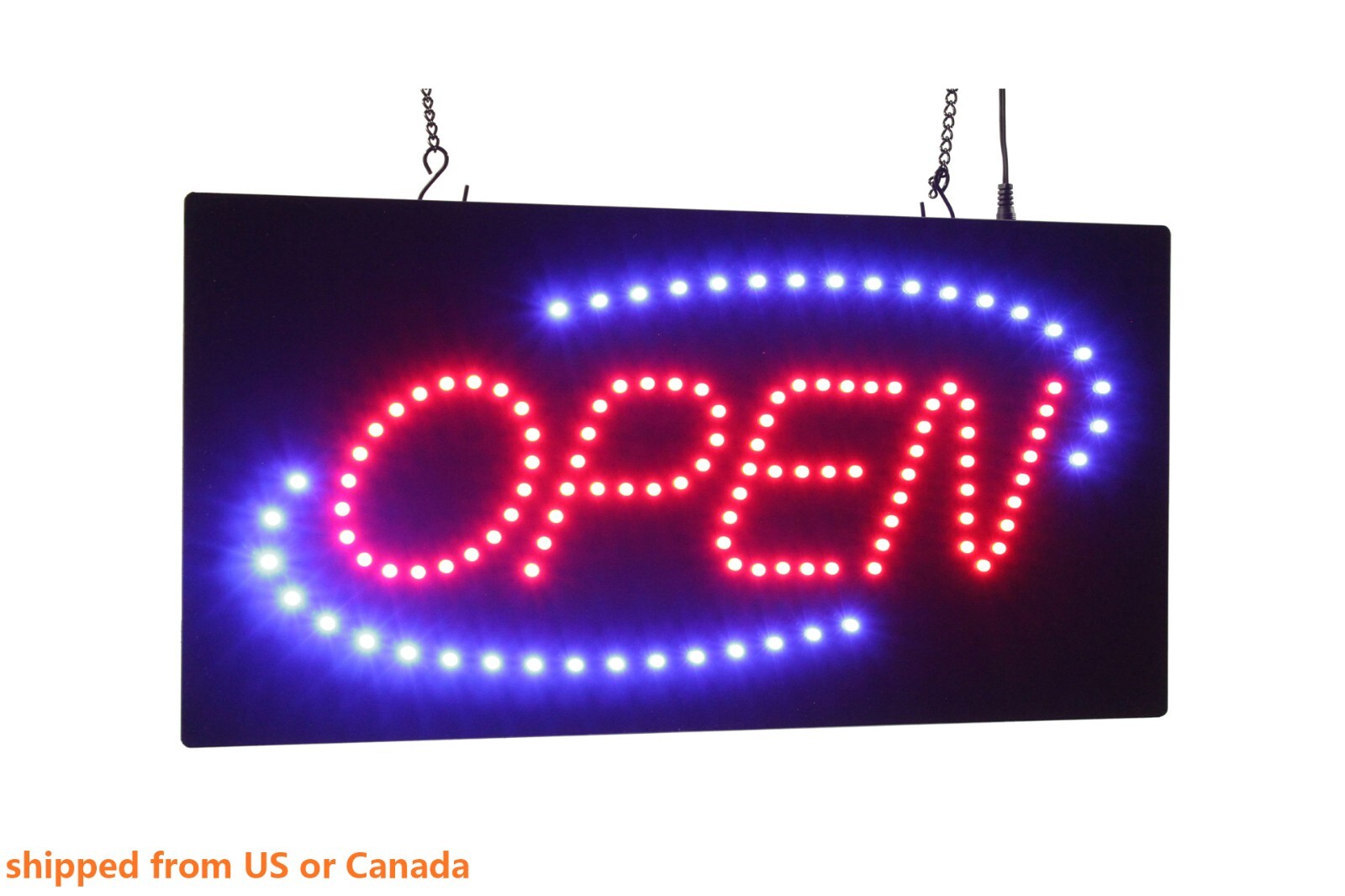 Open Sign 19″x10″ Neon Sign LED Open Sign Store Sign Business Sign Window Sign