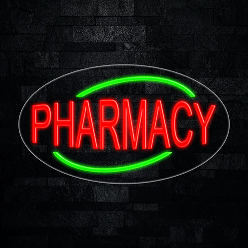 Pharmacy LED Neon Sign 28″L x 16″H #34270