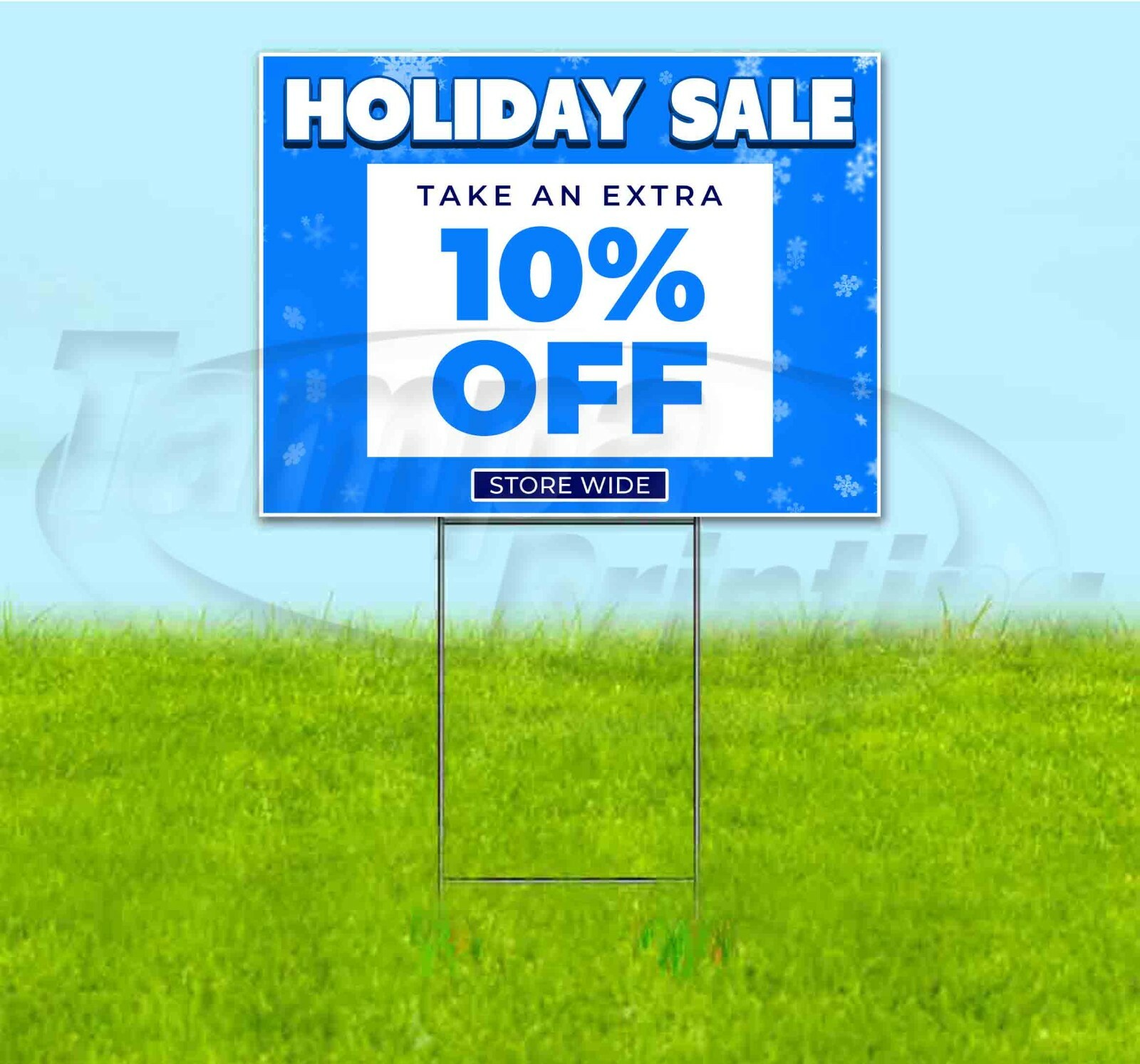 HOLIDAY SALE 10% OFF 18×24 Yard Sign WITH STAKE Corrugated Bandit BUSINESS DEALS