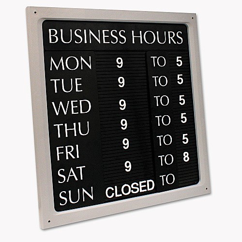 COSCO Custom Message Sign with Letters, Numbers and Characters, 15.6″ x 20.9″