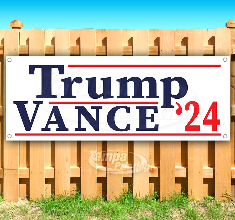 TRUMP VANCE 2024 MAGA FJB Banner Flag Sign Vinyl SB00040