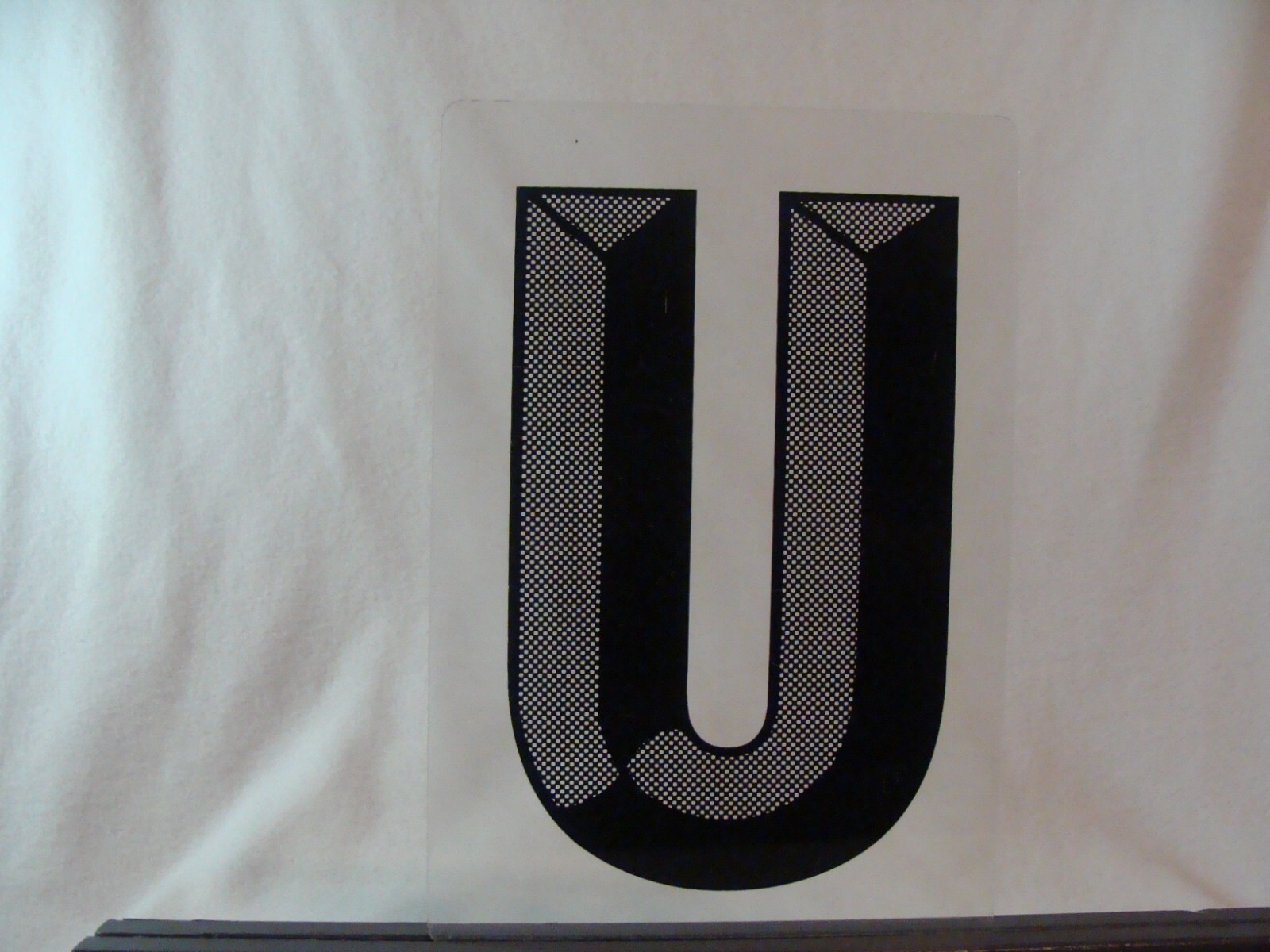 E-Z Change 8″ Marquee Sign Letter 3-D Style Letter “U” Used
