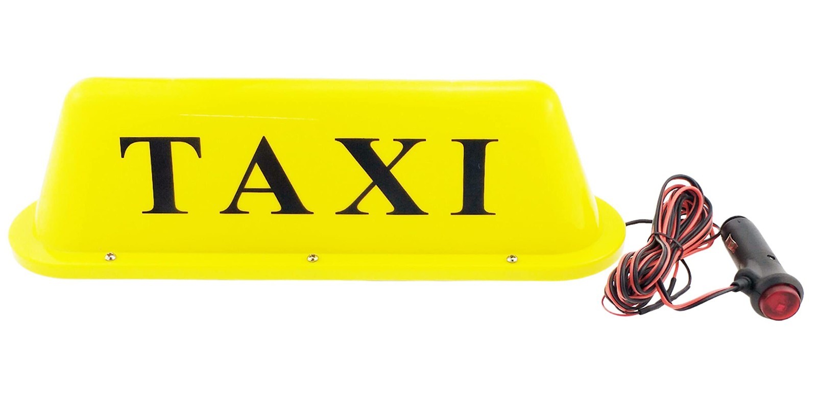 12V LED Magnetic Taxi Roof Sign Light – Super Bright, Multiple Colors, 3M Power