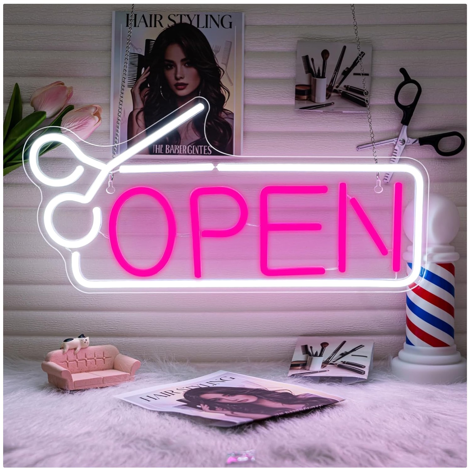 USB Open Neon Sign for Business