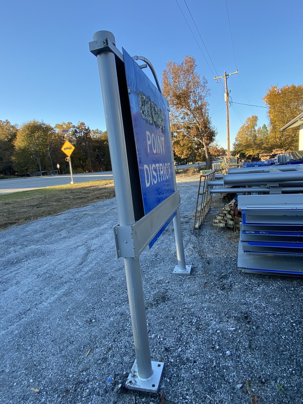 Double sided Aluminum SIGN & Pole sign, Decorative, Large