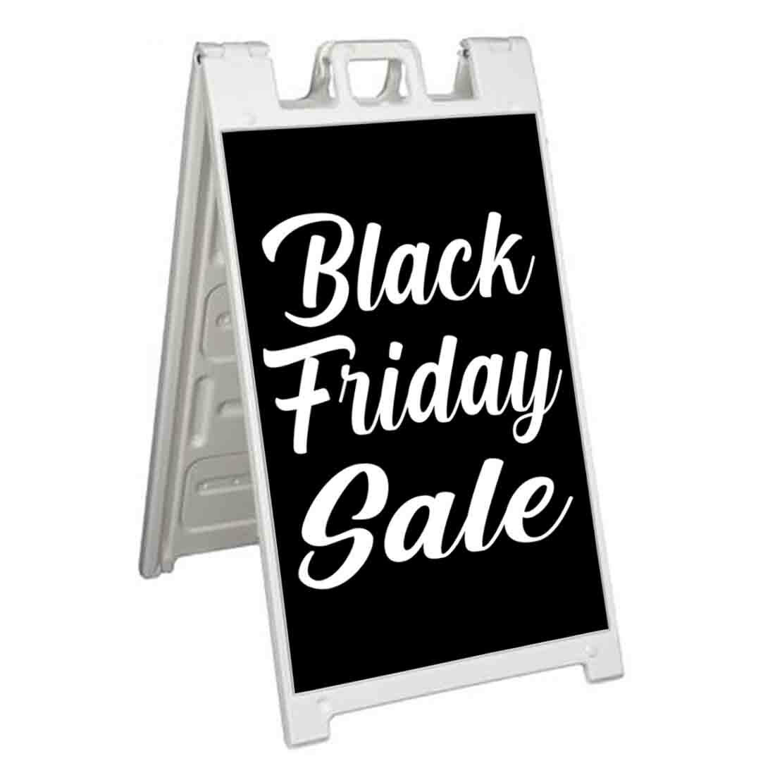 BLACK FRIDAY SALE Signicade 24×36 Aframe Sidewalk Sign Banner Decal CLEARANCE