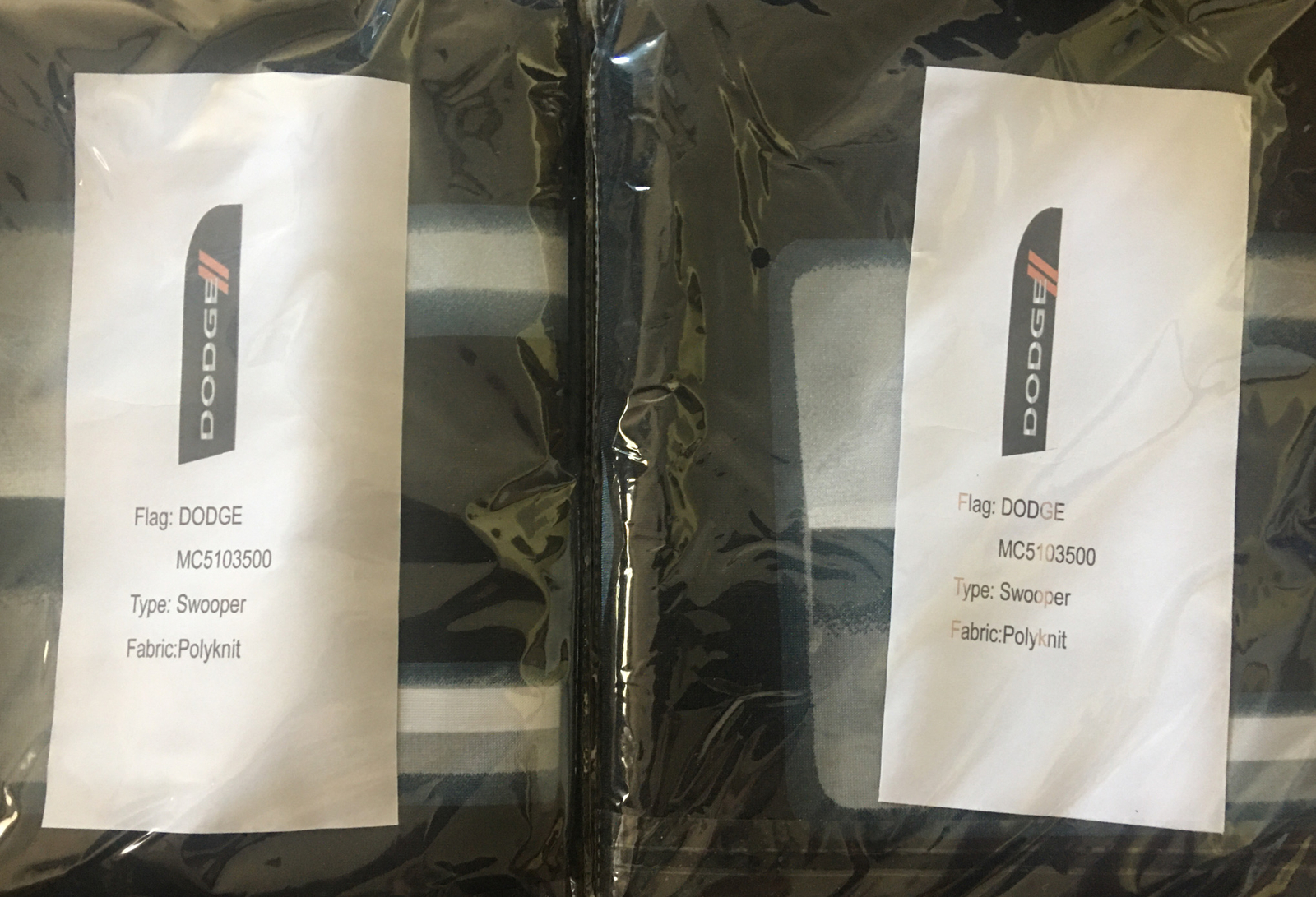 Set Of 2 DODGE Swooper Flutter Feather Advertising Flag Car Dealership Flag