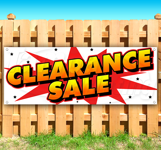 CLEARANCE SALE Advertising Vinyl Banner Flag Sign USA 15″ 18″ 20″ 30″ 48″ 52″