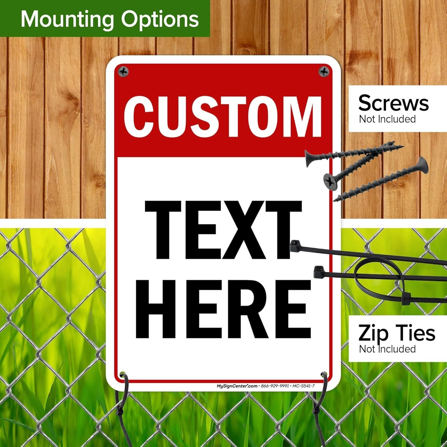Custom Sign, Custom Sign for Business, Indoor/Outdoor use. 7×10 Inches, Rust …
