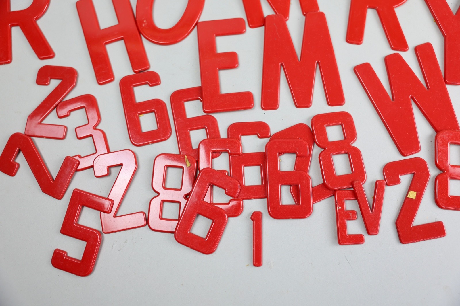 Marquee Sign Letters plastic Numbers Menu Board Advertising Store Display VTG