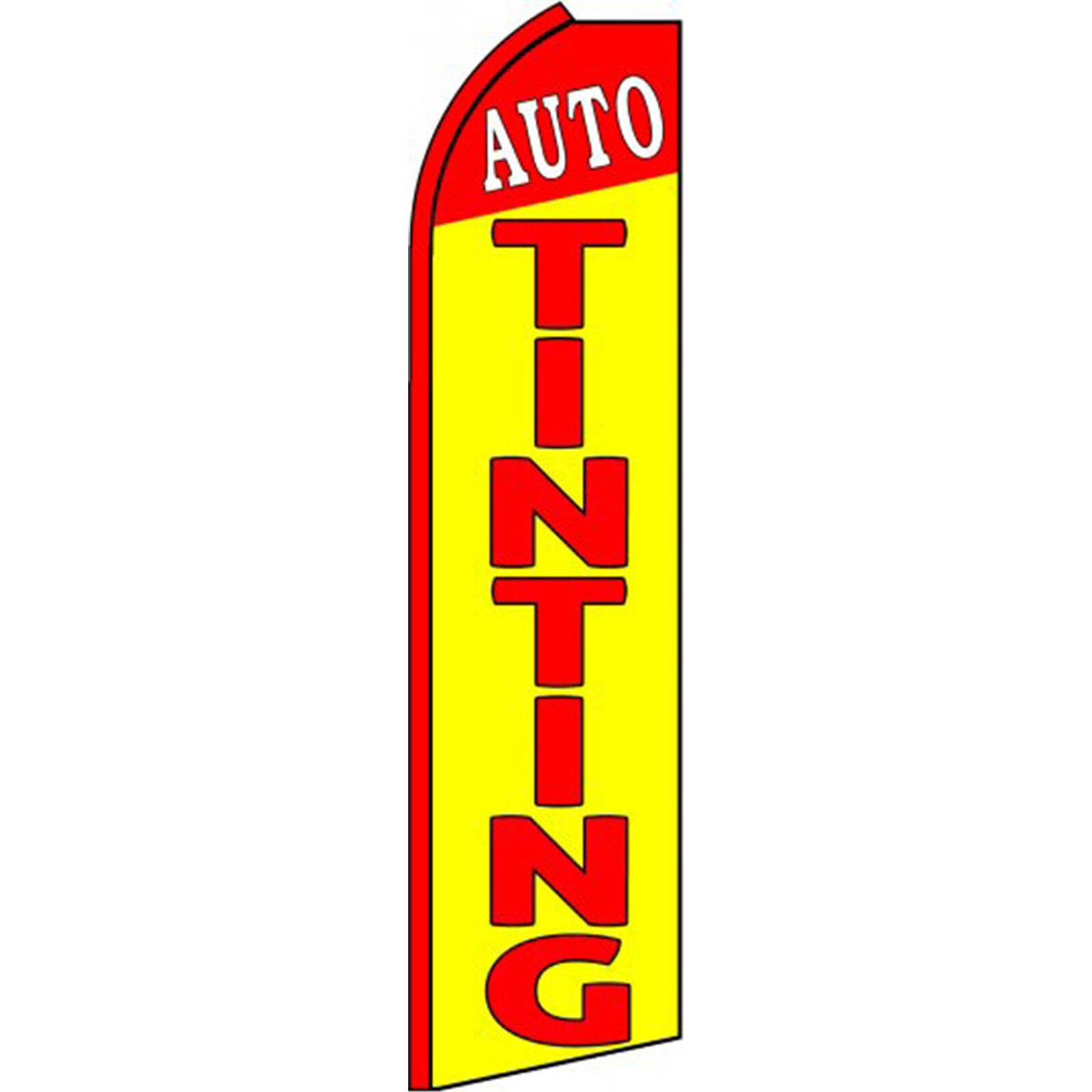 Auto Tinting 3 ft X 11 1/2 ft Swooper Flag (Hardware Sold Separately)