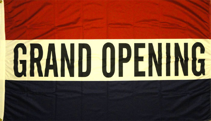 NEW 3ftX5ft GRAND OPENING OPEN SIGN BANNER FLAG better quality USA SELLER