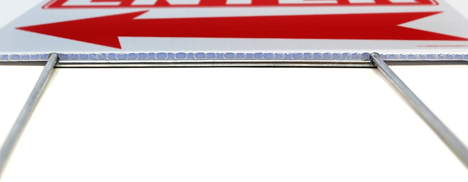 Large Double Sided Event Arrow Yard Sign Complete Kit w/Stake(s)(1,2,3 or 5pk)