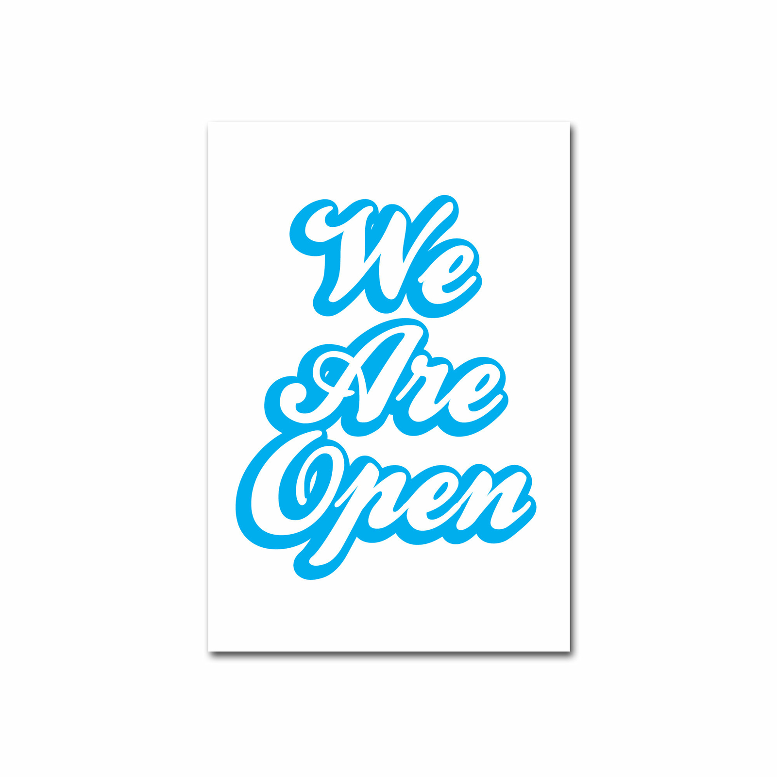 We are OPEN ~ Restaurant Sign, Business Sign, Store Sign ~ 19″ x 13″