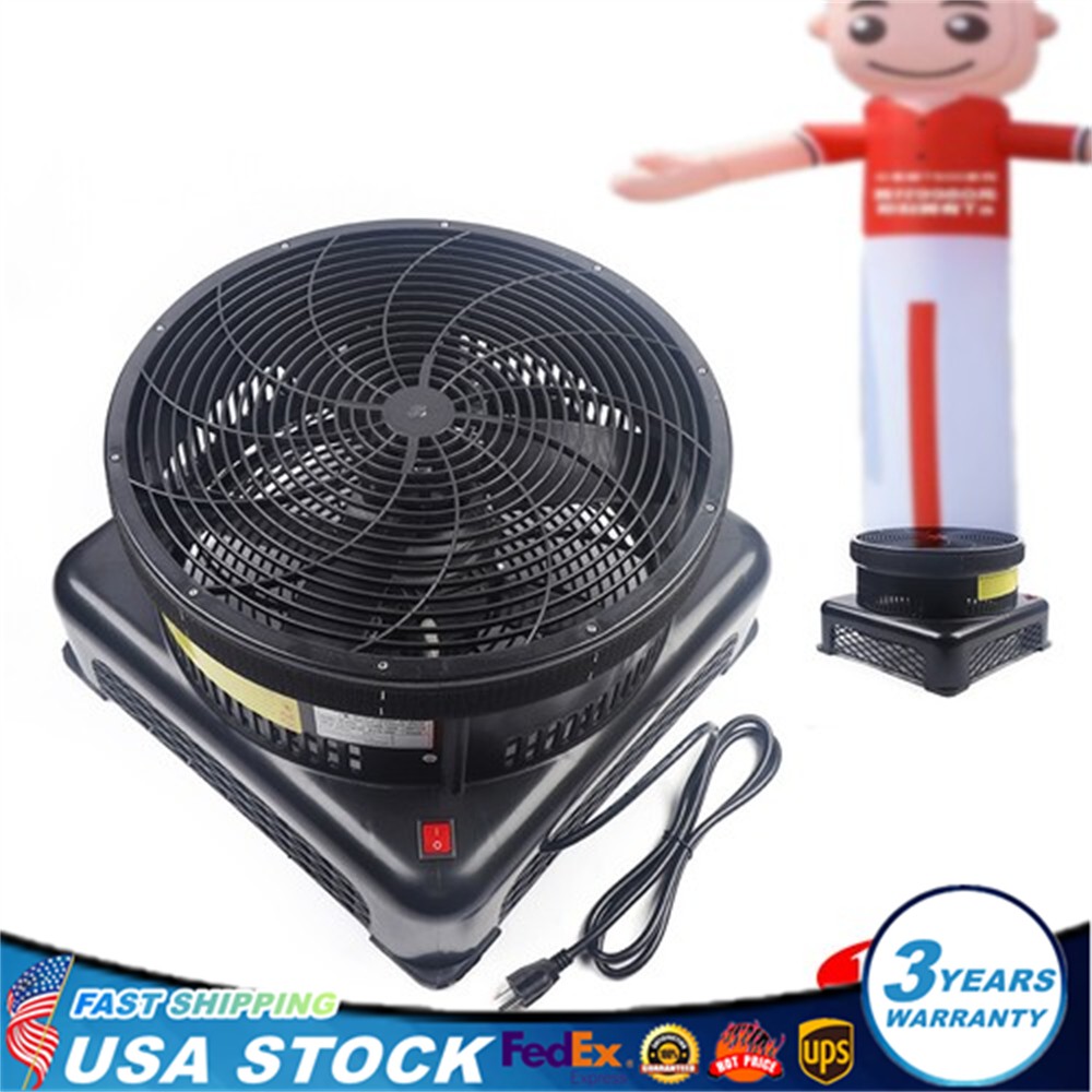 550W Air Blower Fan For Inflatable Wind Dancer Dancing Tube Man Puppet Fly Guy
