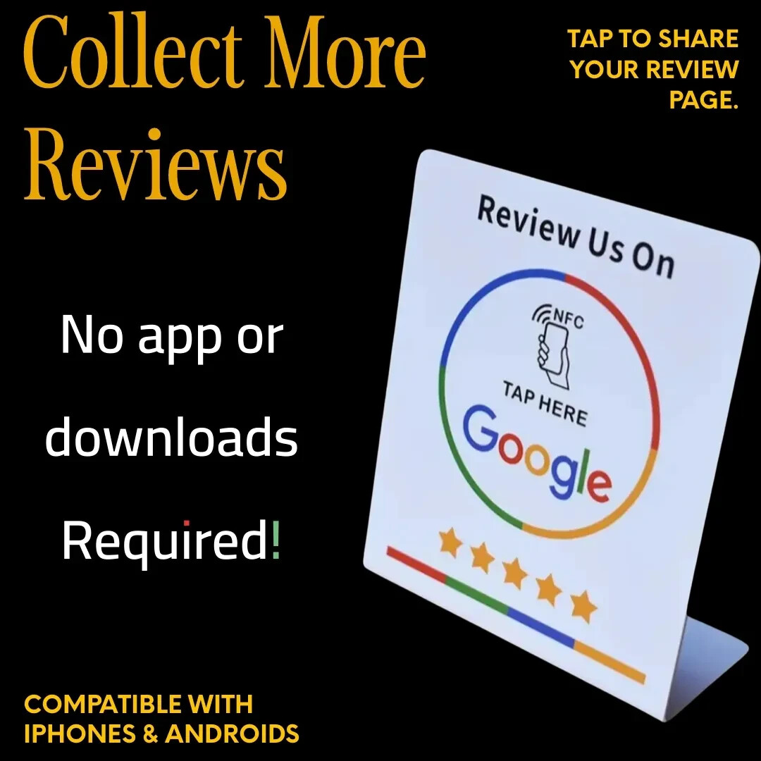 NFC Google Review Stand