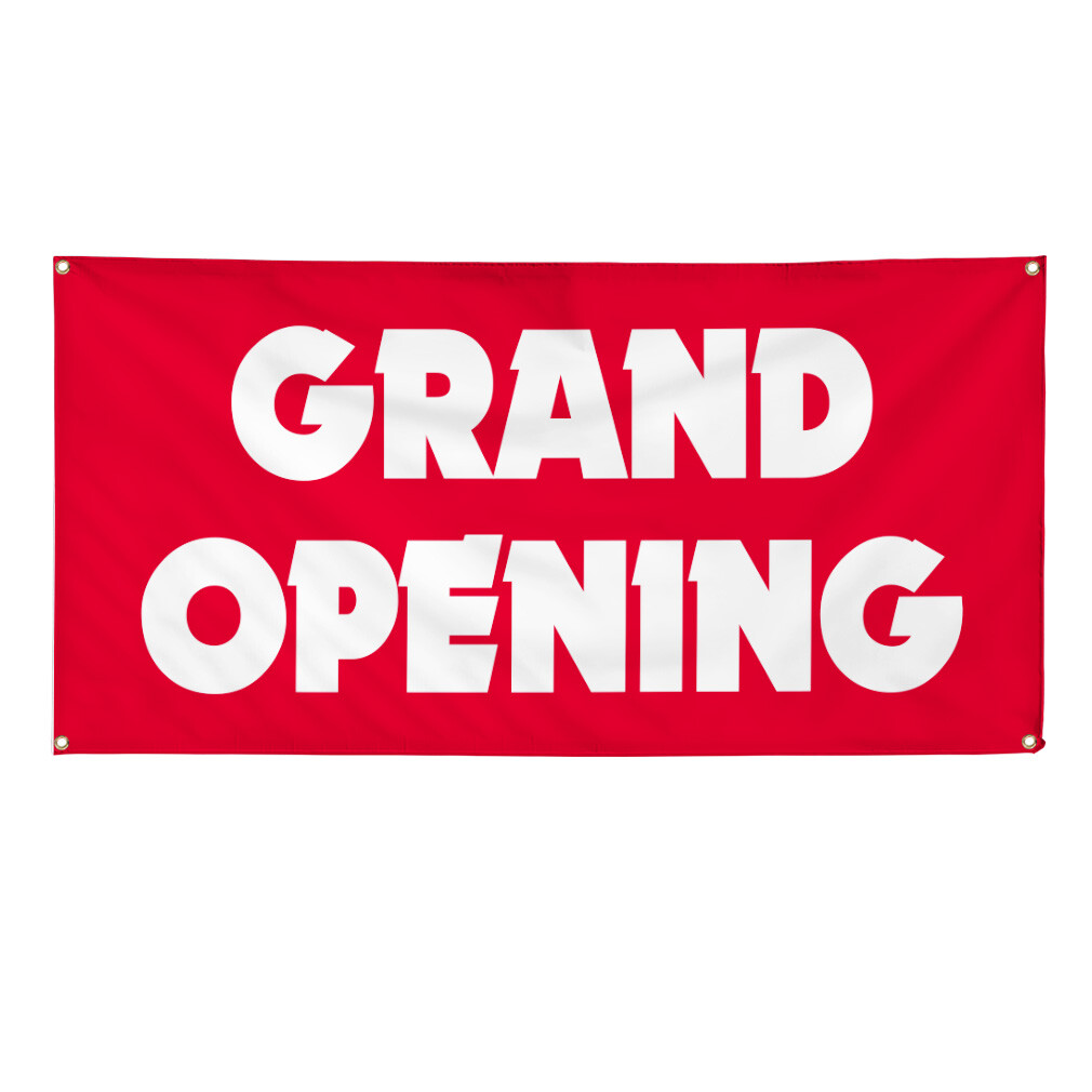 Vinyl Banner Multiple Sizes Grand Opening Outdoor Advertising Printing E Outdoor